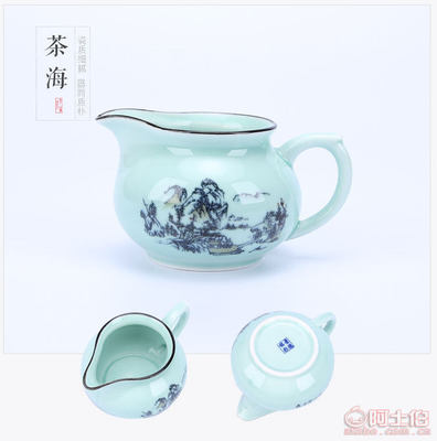 宏顺发源青瓷陶瓷功夫茶具套装 匠心工艺与创意设计的融合